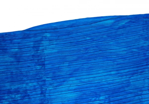 プリーツプリーズPLEATS PLEASE プリーツ大判マントストール 青 K-95363_003