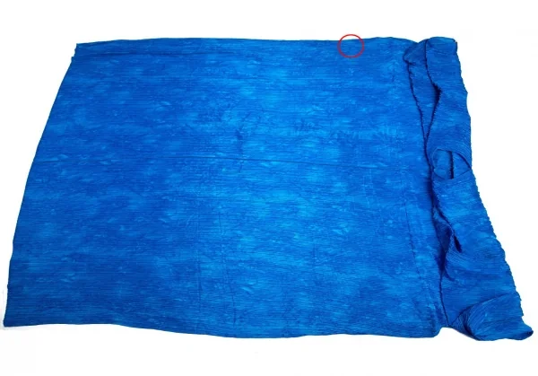 プリーツプリーズPLEATS PLEASE プリーツ大判マントストール 青 K-95363_006