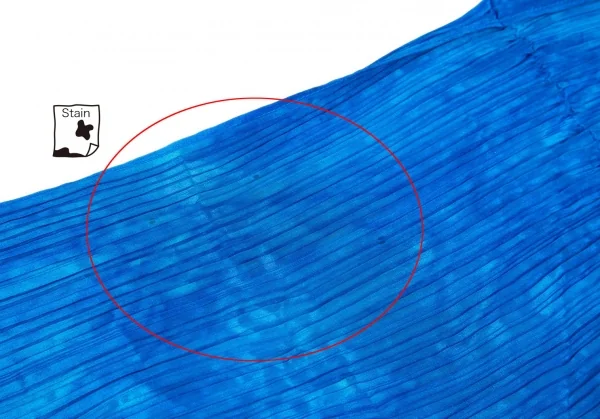 プリーツプリーズPLEATS PLEASE プリーツ大判マントストール 青 K-95363_007