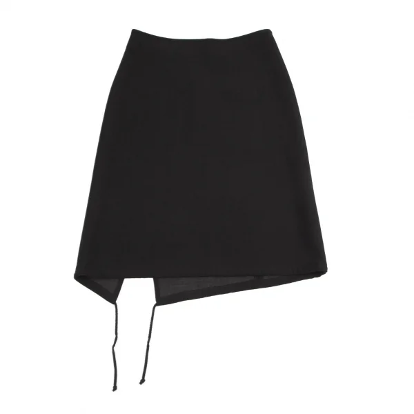 アルマーニジーンズARMANI JEANS アシンメトリーフィッシュテールスカート 黒42 K-95375_002