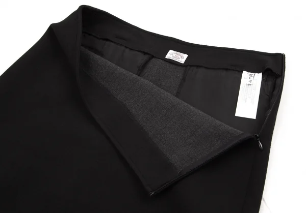 アルマーニジーンズARMANI JEANS アシンメトリーフィッシュテールスカート 黒42 K-95375_005