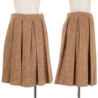 ジャンポールゴルチエJean Paul GAULTIER CLASSIQUE ツイードプリーツスカート