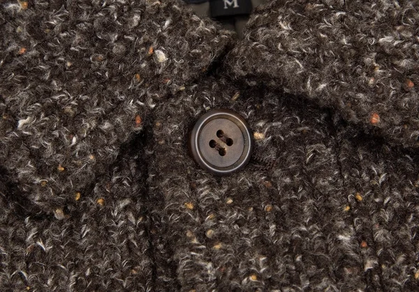 ポールスミスPaul Smith COLLECTION ミックスニットブルゾン 茶M K-95401_004