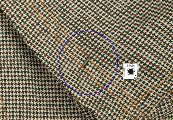 ジュンヤワタナベマン コムデギャルソンJUNYA WATANABE MAN COMME des GARCONS千鳥柄パッチポケットウールジャケット 茶緑ベージュM K-95413_009