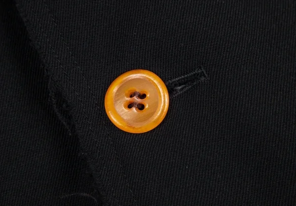 コムデギャルソン オムプリュスCOMME des GARCONS HOMME PLUS ボア貼り合わせウールギャバダブルコート 黒M K-95416_006