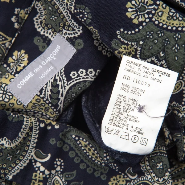 COMME des GARCONS HOMME Paisley Printed Shirt K-95467_014