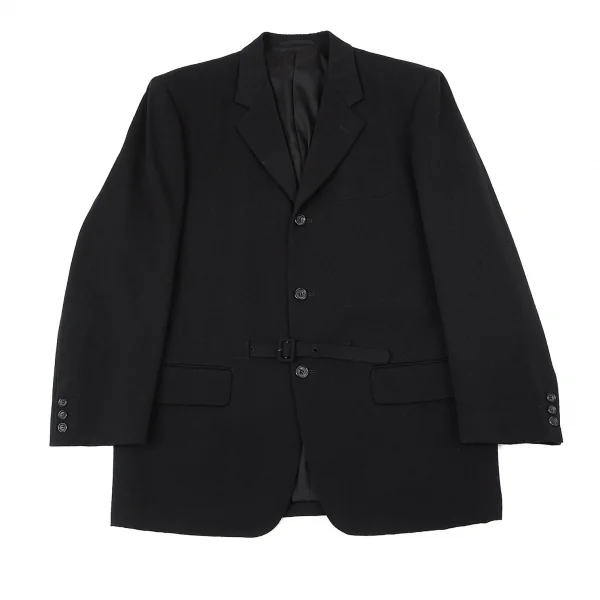 コムデギャルソン オムCOMME des GARCONS HOMME ウエストベルト3Bジャケット 黒M K-95476_001