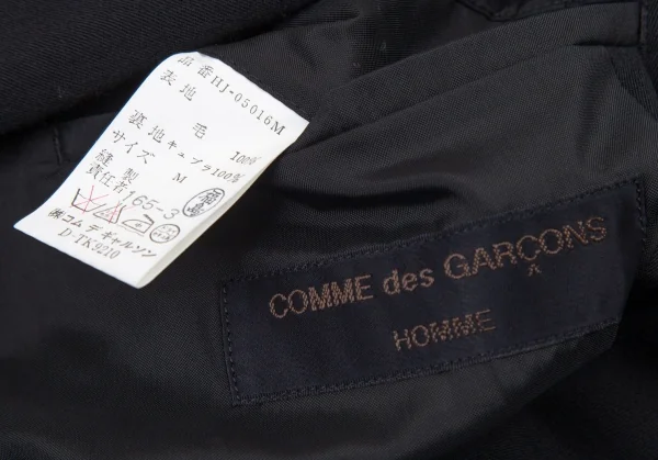 コムデギャルソン オムCOMME des GARCONS HOMME ウエストベルト3Bジャケット 黒M K-95476_016