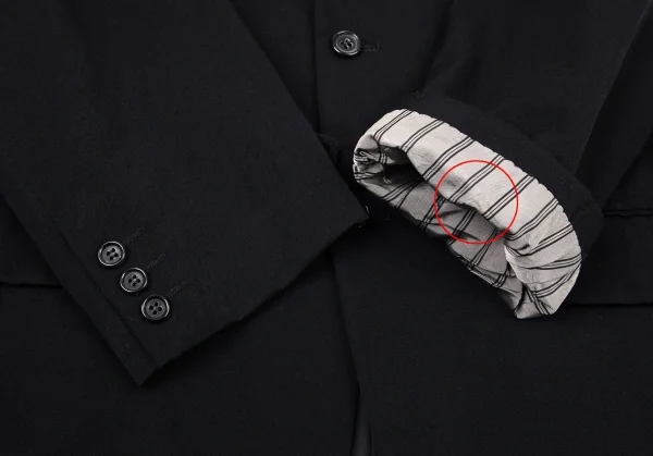 コムデギャルソン オムCOMME des GARCONS HOMME ウエストベルト3Bジャケット 黒M K-95476_006