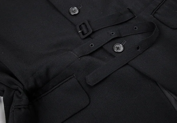 コムデギャルソン オムCOMME des GARCONS HOMME ウエストベルト3Bジャケット 黒M K-95476_009