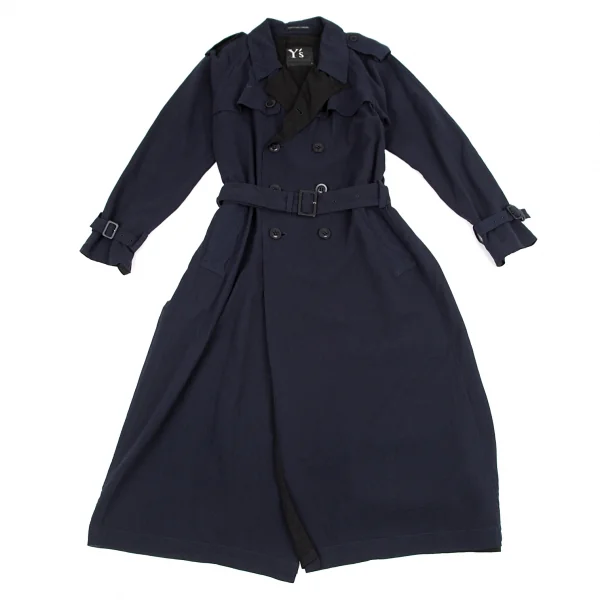 Y's Cotton Chiffon Trench Coat K-95483_002
