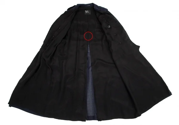 Y's Cotton Chiffon Trench Coat K-95483_010