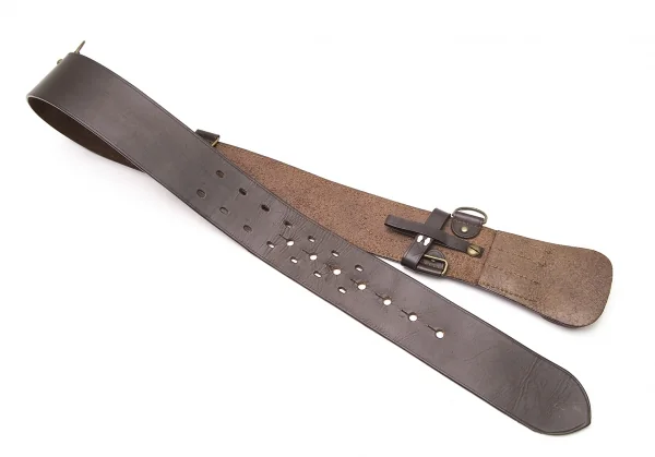 レキップ ヨシエイナバL'EQUIPE YOSHIE INABA ステッチレザーベルト こげ茶 K-95525_007