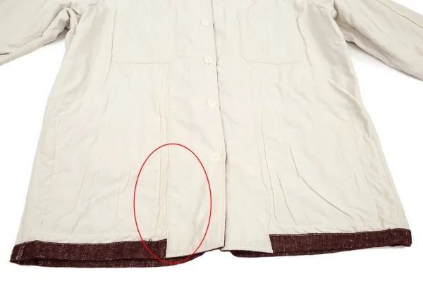 コムデギャルソン オムCOMME des GARCONS HOMME リバーシブルメッシュレイヤードカバーオールジャケット 茶M位 K-95591_011