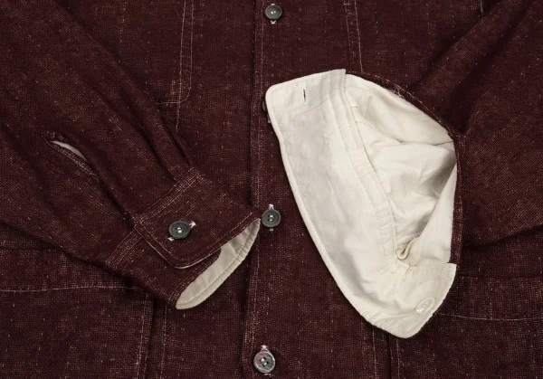 コムデギャルソン オムCOMME des GARCONS HOMME リバーシブルメッシュレイヤードカバーオールジャケット 茶M位 K-95591_007