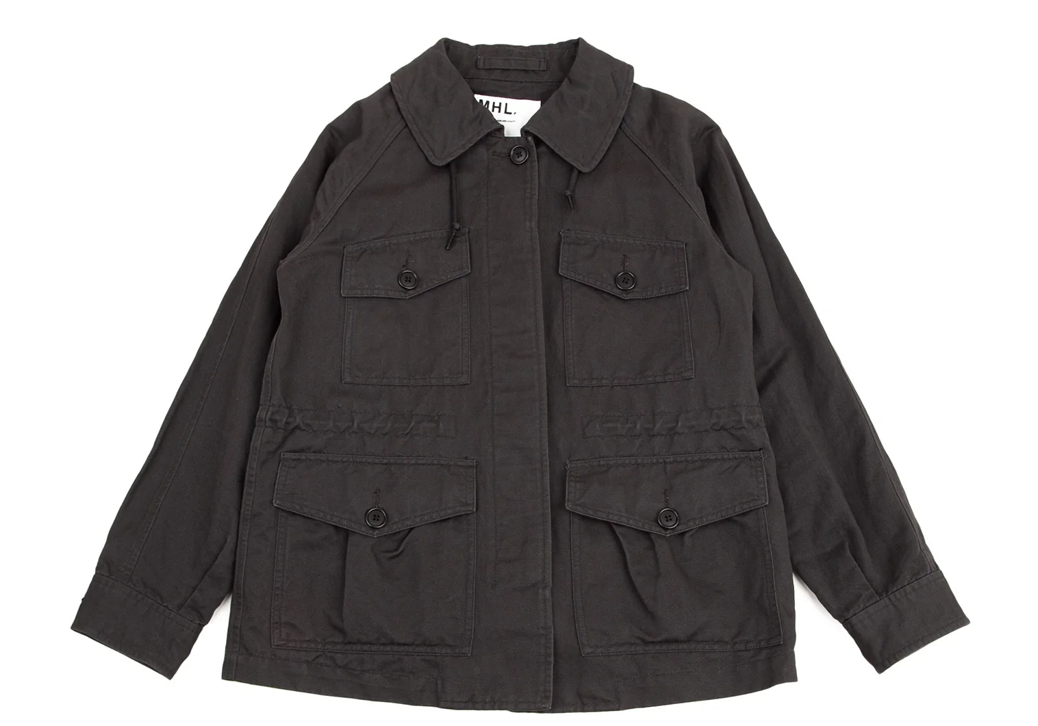 【定価51000円】MHL. ミリタリージャケット マーガレットハウエルMHL コットンリネンミリタリージャケット