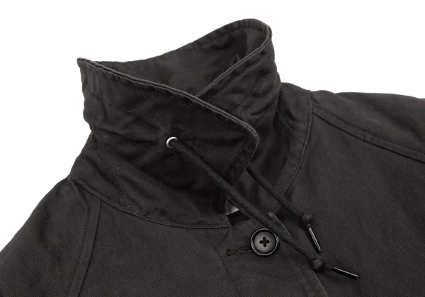 マーガレットハウエルMHL コットンリネンミリタリージャケット チャコールI K-95632_006