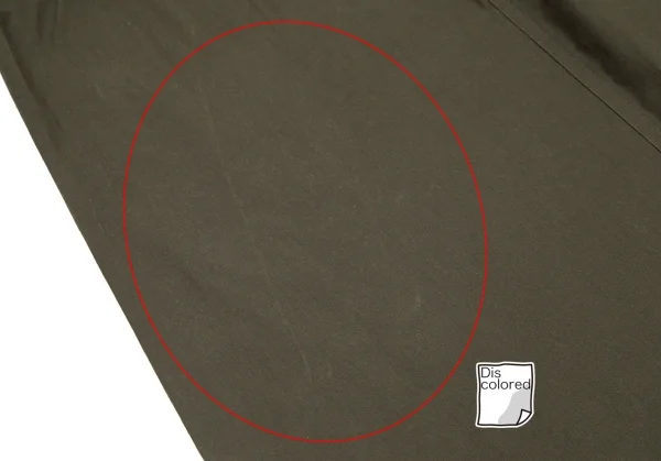 ワイズフォーリビングY's for living 異素材切替ノースリーブワンピース 深緑カーキM位 K-95638_010