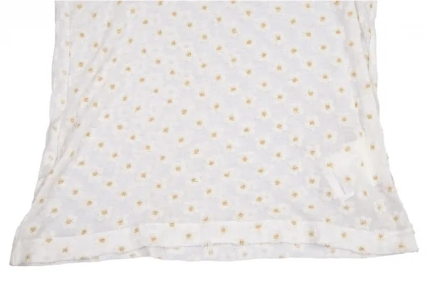 トリコ コムデギャルソン トリコスペシャルtricot COMME des GARCONStricot Special パイル小花柄切替Tシャツ 白M K-95642_005