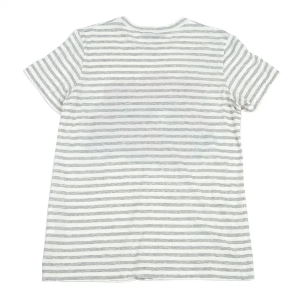 トリコ コムデギャルソン トリコスペシャルtricot COMME des GARCONS tricot pecial ローズプリントボーダーTシャツ オフグレーS K-95643_009