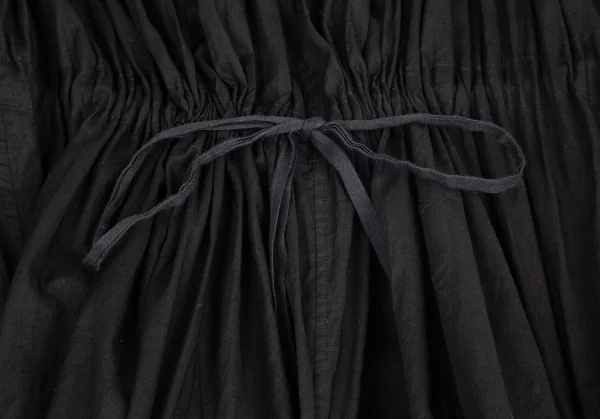 ズッカzucca 製品染めデコルテコサージュ装飾ノースリーブフレアワンピース 黒M K-95683_006