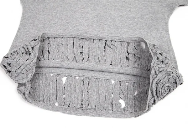 ハイスポーティングギア ミヤケデザインスタジオHAI SPORTING GEAR MIYAKE DESIGN STUDIO 裾テープ切替モックネックカットソー 杢グレーM K-95736_010