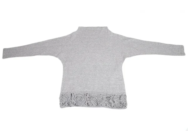 ハイスポーティングギア ミヤケデザインスタジオHAI SPORTING GEAR MIYAKE DESIGN STUDIO 裾テープ切替モックネックカットソー 杢グレーM K-95736_002