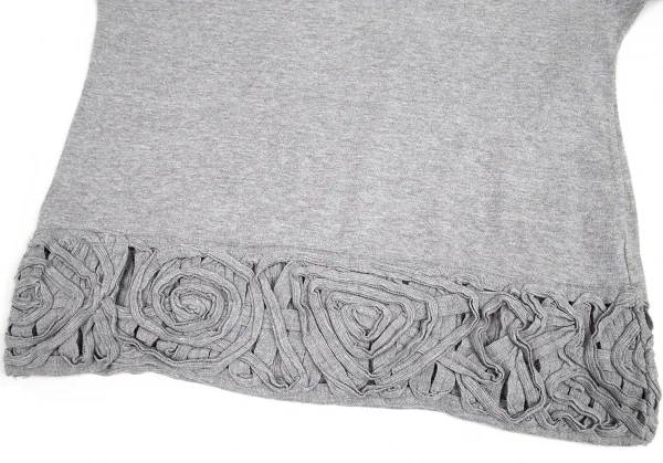 ハイスポーティングギア ミヤケデザインスタジオHAI SPORTING GEAR MIYAKE DESIGN STUDIO 裾テープ切替モックネックカットソー 杢グレーM K-95736_007