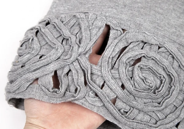 ハイスポーティングギア ミヤケデザインスタジオHAI SPORTING GEAR MIYAKE DESIGN STUDIO 裾テープ切替モックネックカットソー 杢グレーM K-95736_009