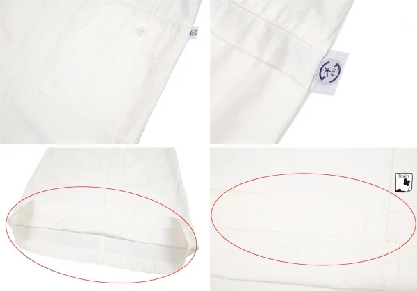 ハイスポーティングギア ミヤケデザインスタジオHAI SPORTING GEAR MIYAKE DESIGN STUDIO 裏ストライプオーバーオールワンピース 白M K-95752_013