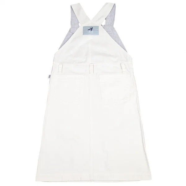 ハイスポーティングギア ミヤケデザインスタジオHAI SPORTING GEAR MIYAKE DESIGN STUDIO 裏ストライプオーバーオールワンピース 白M K-95752_014