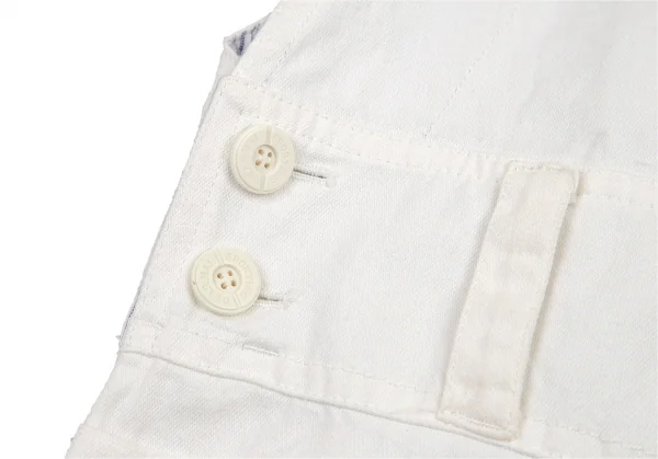 ハイスポーティングギア ミヤケデザインスタジオHAI SPORTING GEAR MIYAKE DESIGN STUDIO 裏ストライプオーバーオールワンピース 白M K-95752_006