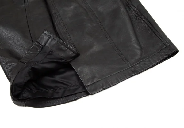 ハイスポーティングギア ミヤケデザインスタジオHAI SPORTING GEAR MIYAKE DESIGN STUDIO レザーミニスカート 黒60 K-95763_011