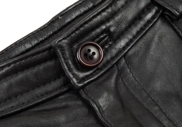 ハイスポーティングギア ミヤケデザインスタジオHAI SPORTING GEAR MIYAKE DESIGN STUDIO レザーミニスカート 黒60 K-95763_005