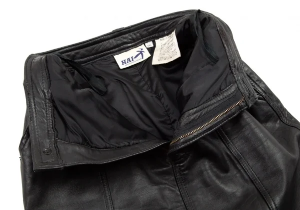 ハイスポーティングギア ミヤケデザインスタジオHAI SPORTING GEAR MIYAKE DESIGN STUDIO レザーミニスカート 黒60 K-95763_006