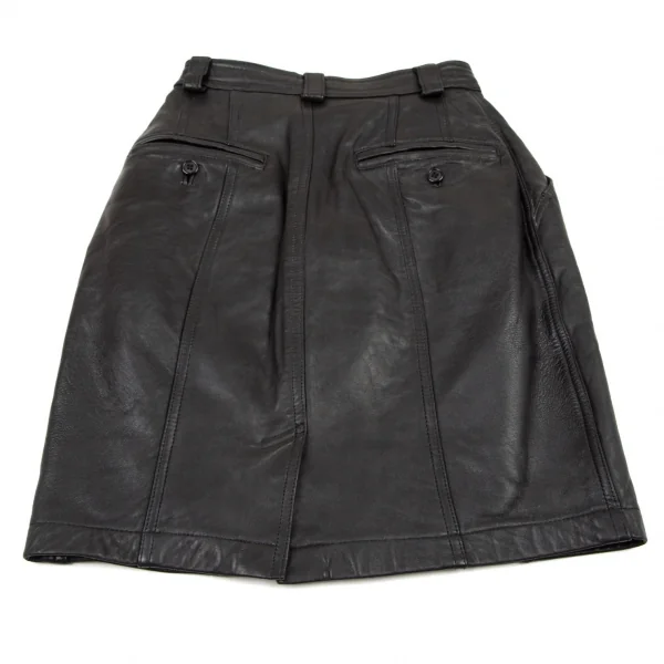 ハイスポーティングギア ミヤケデザインスタジオHAI SPORTING GEAR MIYAKE DESIGN STUDIO レザーミニスカート 黒60 K-95763_009