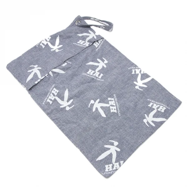 ハイスポーティングギア ミヤケデザインスタジオHAI SPORTING GEAR MIYAKE DESIGN STUDIO ロゴプリントシューズバッグ 青 K-95765_001