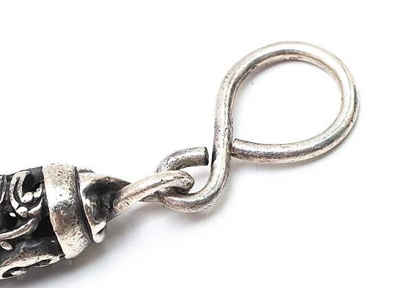 クロムハーツCHROME HEARTS 7リンクケルティックドッグローラーウォレットチェーン シルバー K-95804_007