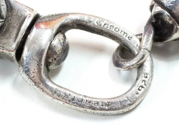 クロムハーツCHROME HEARTS 7リンクケルティックドッグローラーウォレットチェーン シルバー K-95804_008