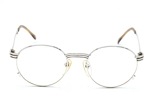 ジャンポールゴルチエJean Paul GAULTIER フォークアームメガネフレーム シルバー50□19 145 K-95805_002