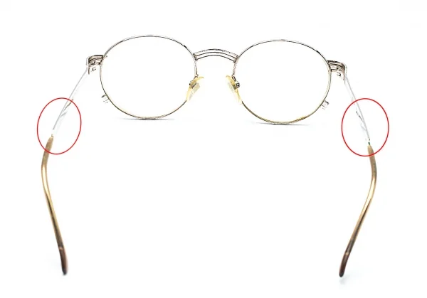 ジャンポールゴルチエJean Paul GAULTIER フォークアームメガネフレーム シルバー50□19 145 K-95805_005