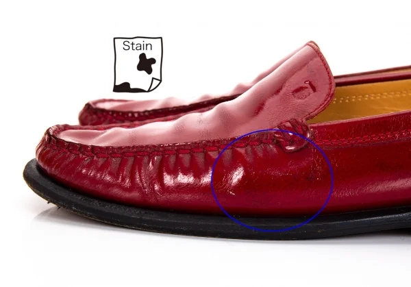 トッズTOD'S ガラスレザードライビングシューズ 赤37(24位) K-95811_007