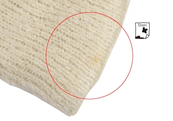 ワイズY's ウール裾メッシュニットワンピース アイボリーM位 K-95828_006