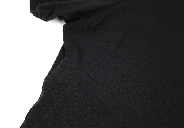ワイズY's フリルネックストレッチカットソー 黒S位 K-95831_008